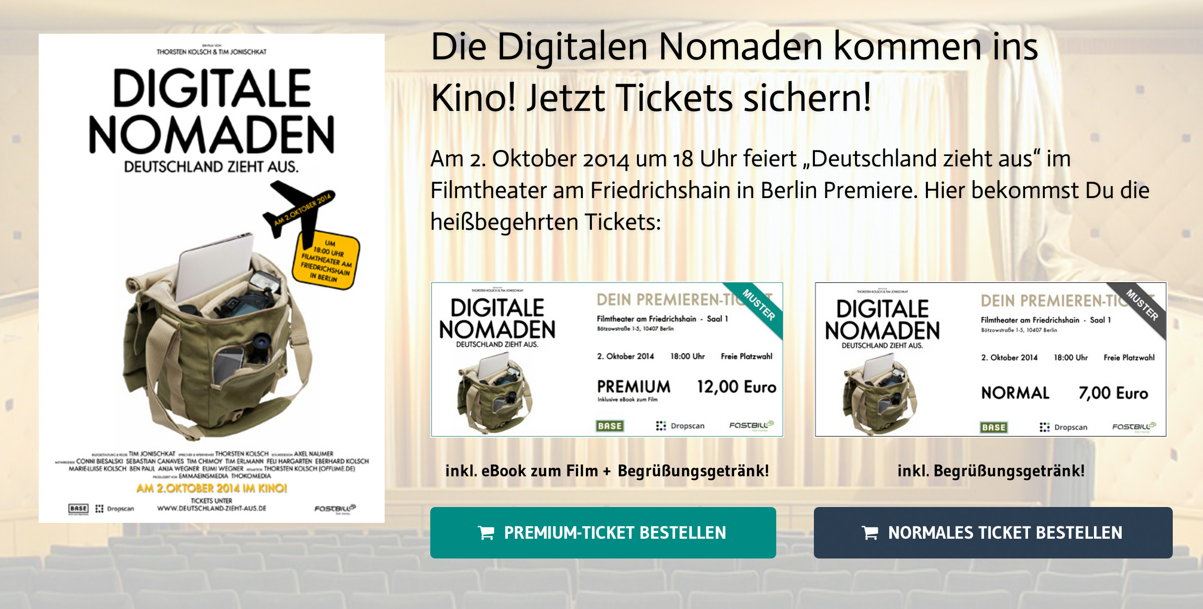 Gewinne Tickets für die Filmpremiere in Berlin
