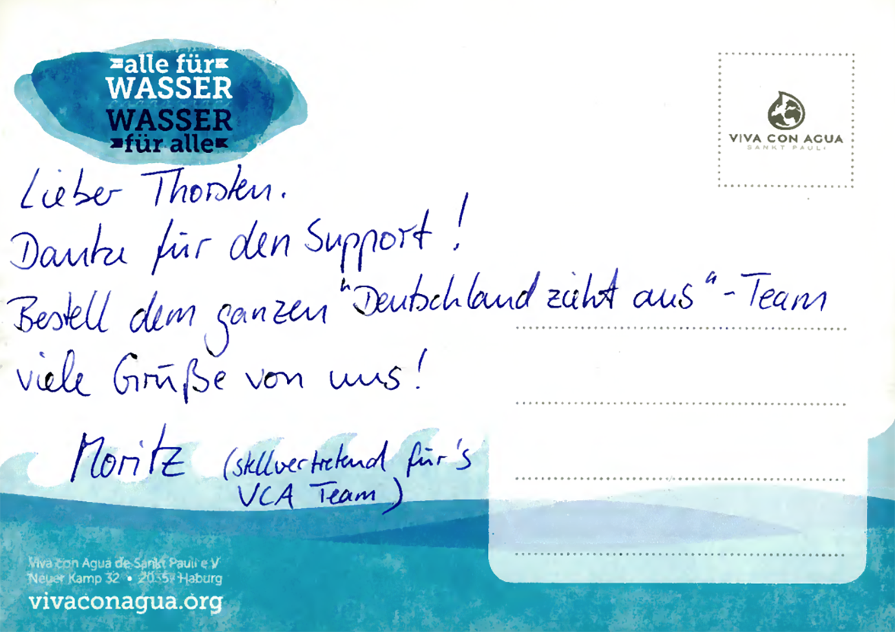 Weitere Spenden sind raus